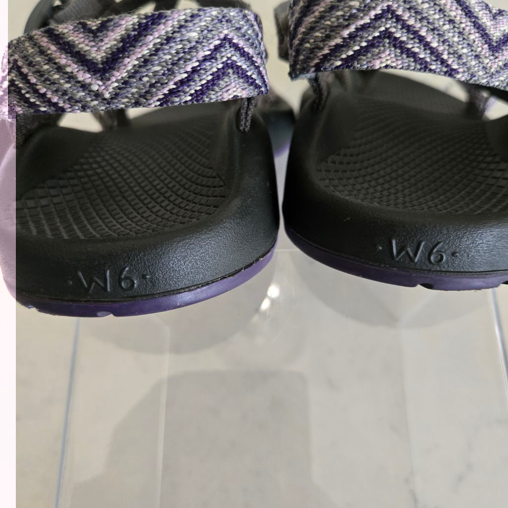 Women's Chaco Sandals Size 6 Purple and Gray - Picture 3 of 10